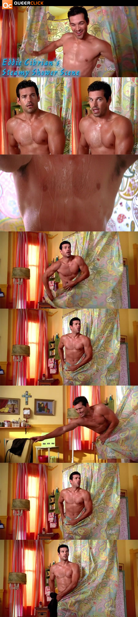 Eddie Cibrian's Steamy Shower Scene
