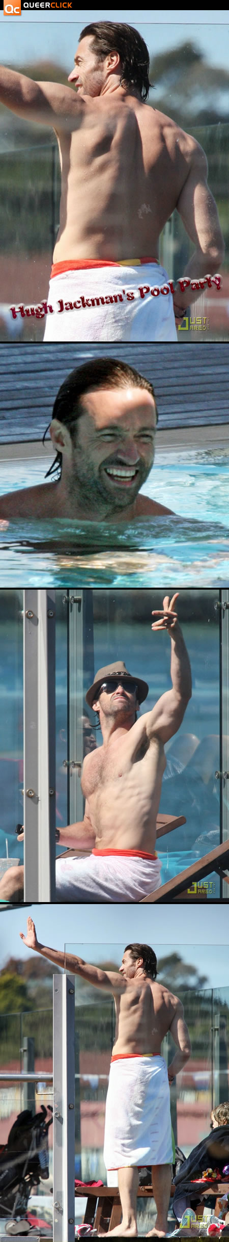 Hugh Jackman: Pool Party!