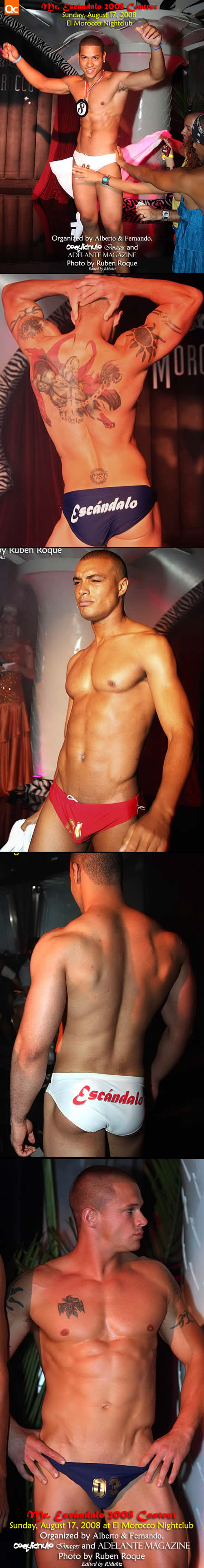 Wettackle Australia at 2008 Mr. Escandalo Male Model Search
