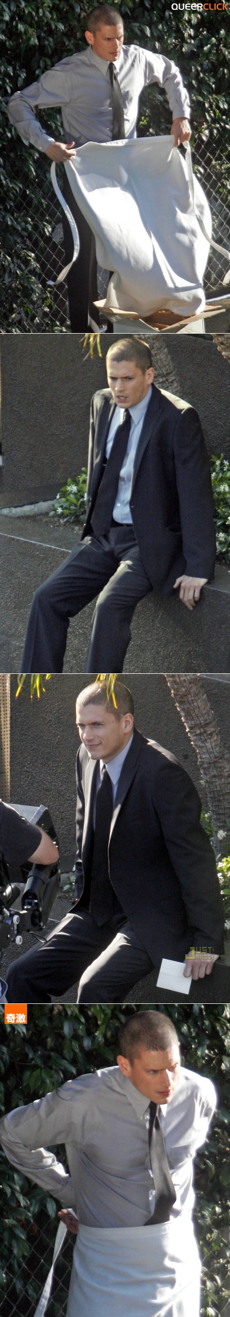 Wentworth Miller is a Waiter