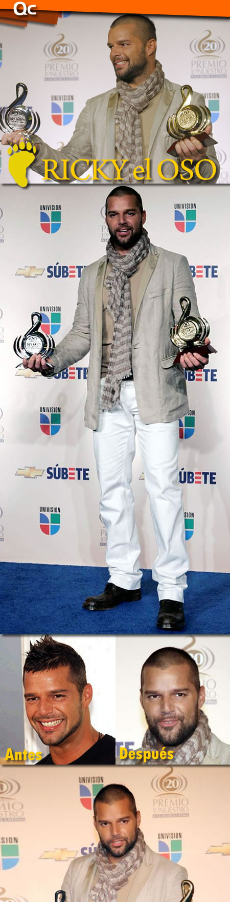 Ricky Martin es un Oso