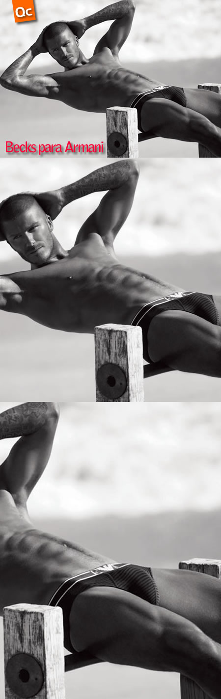 Más Becks para Armani