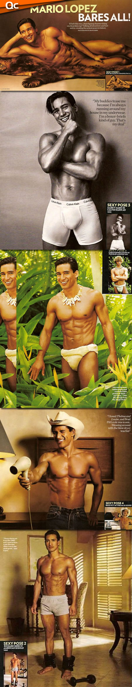 Mario Lopez se Desnuda en la Piel de Otros Famosos