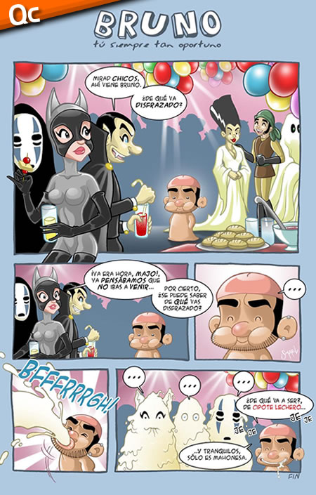 Bruno, en la Fiesta de Disfraces