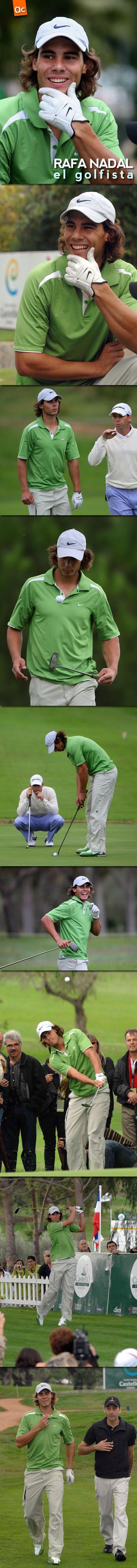 Rafael Nadal, el Golfista