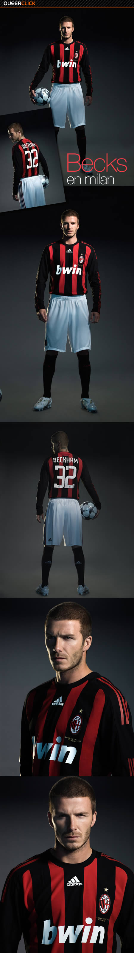 David Beckham en Milan