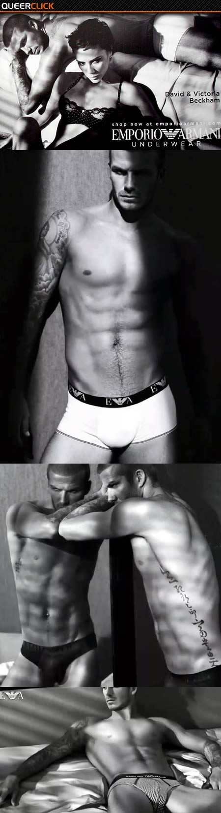 Posh y Becks para Armani