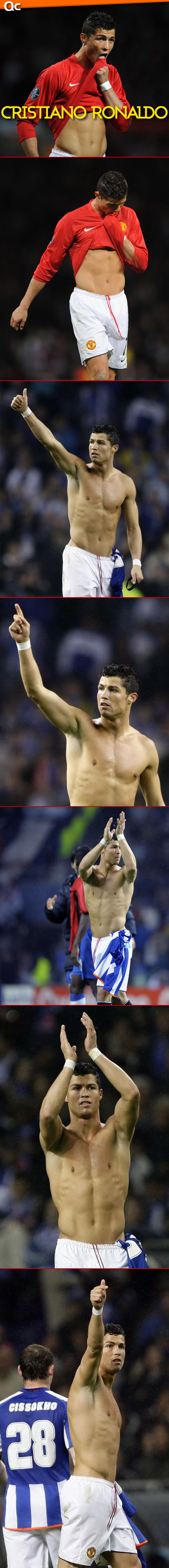 Cristiano Ronaldo Lame la Camiseta
