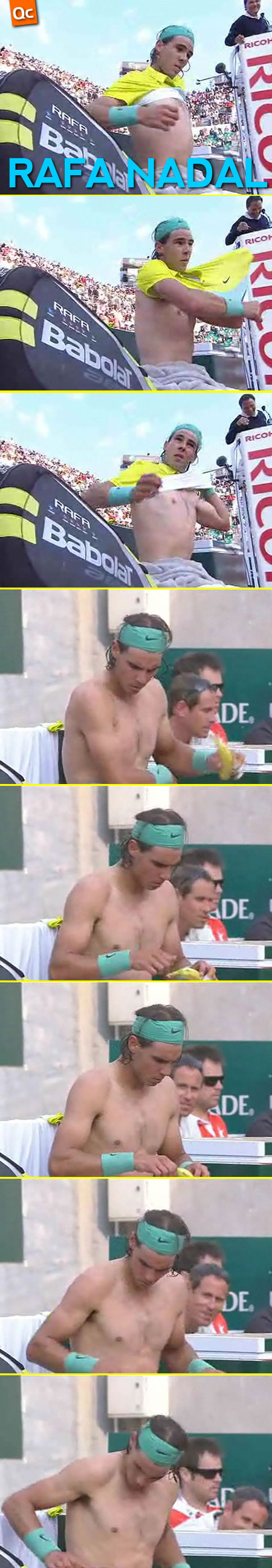 Rafa Nadal Sin Camisa