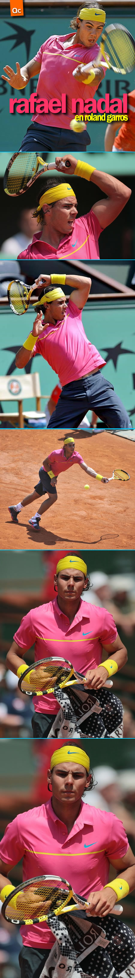 Rafael Nadal en Roland Garros