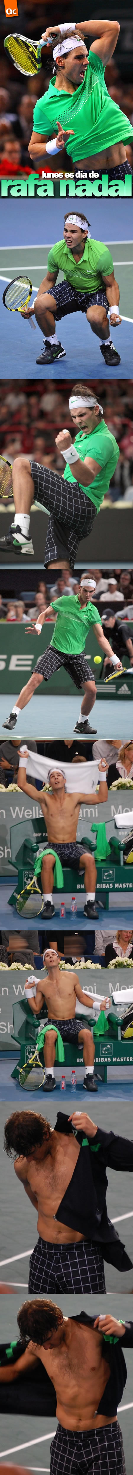 Lunes es Día de Rafa Nadal