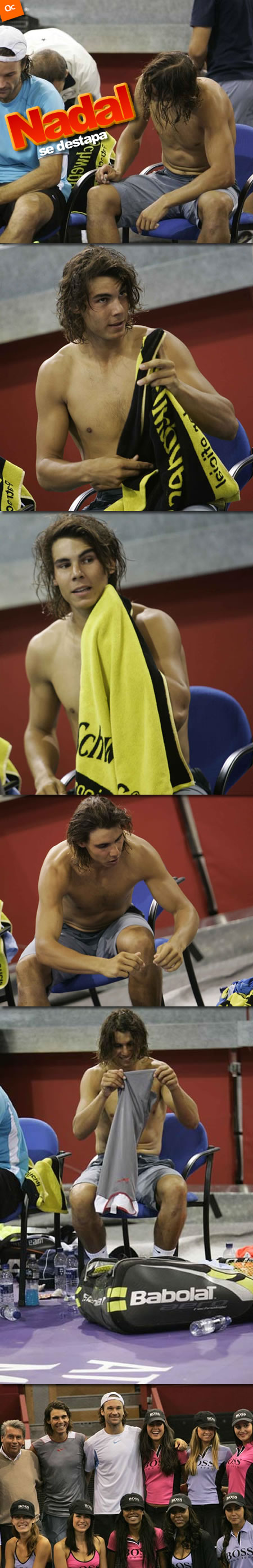 Nadal se destapa en Madrid