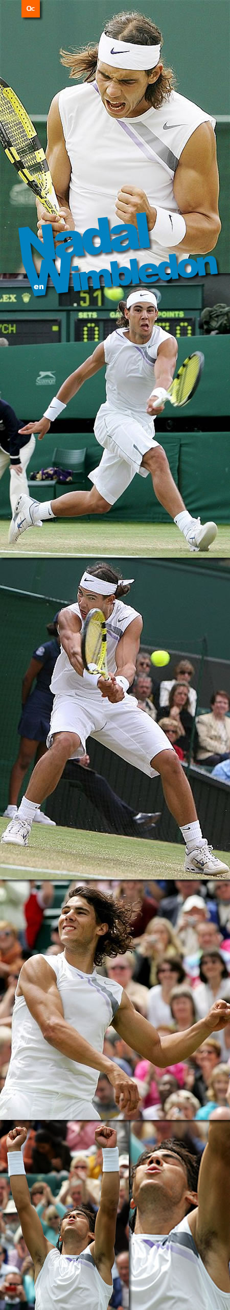 Nadal está en las semifinales de Wimbledon