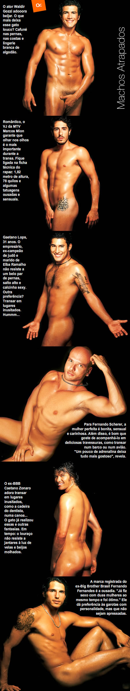 Macho Atrapado en Revista Nova