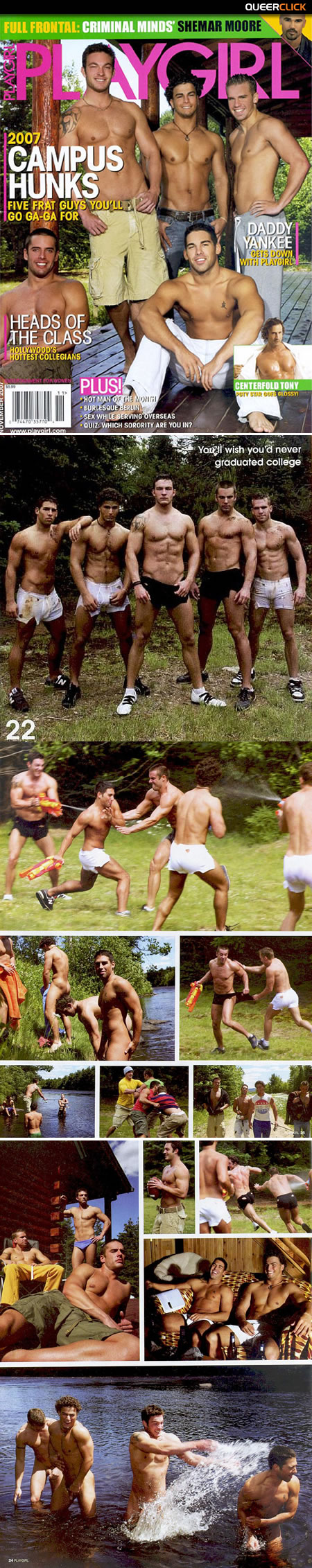 Universitarios en Playgirl
