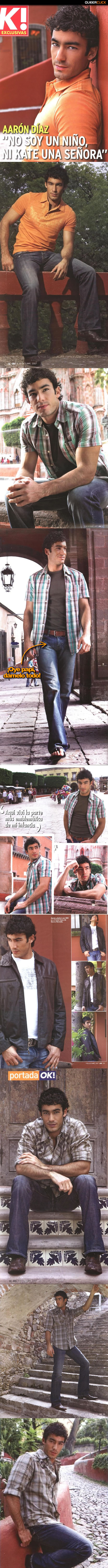 Aarón Díaz para la Revista OK