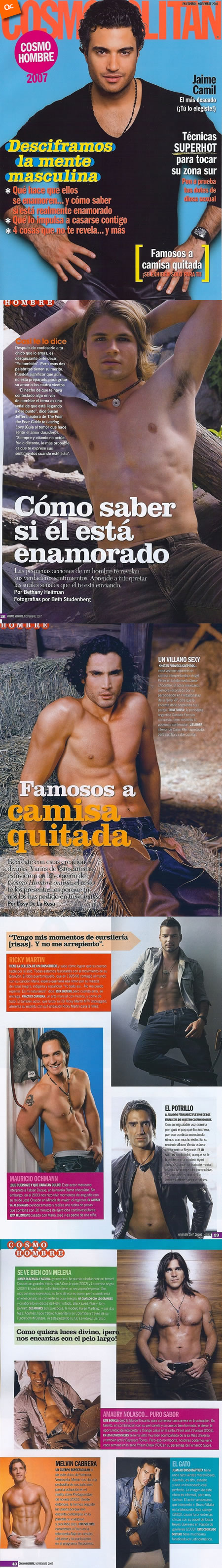 Cosmopolitan en Español de Noviembre