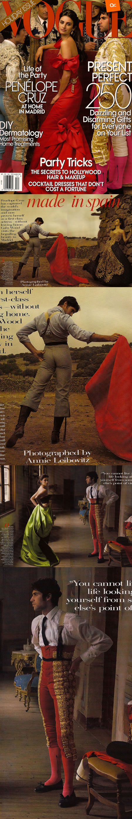 ¡Olé! Penélope y Cayetano en VOGUE