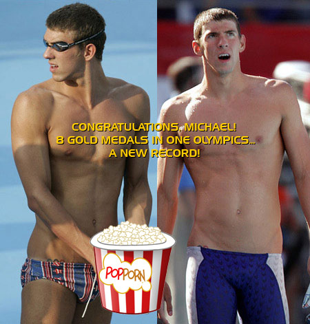 One night with Phelps is worth a medal