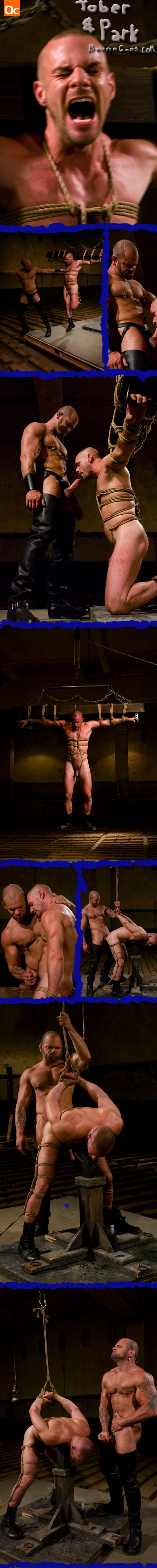 heavy flogging and punching