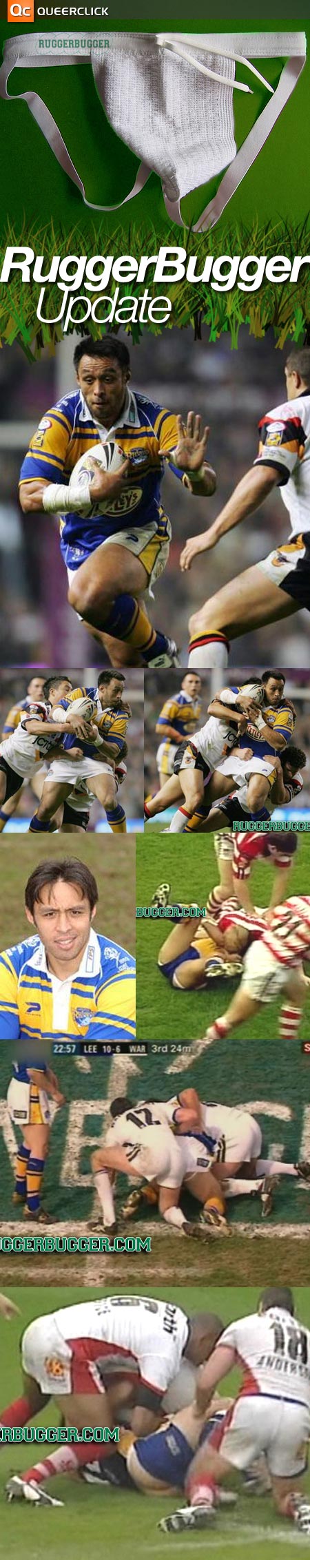 Rugger Bugger Loves Jockstraps on Rugby Studs