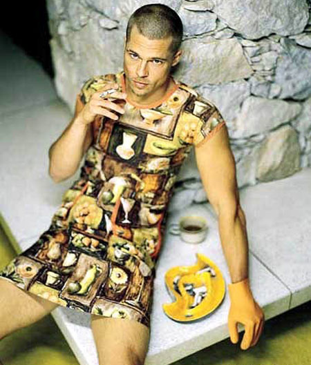 Brad is pretty hot (for a dude)