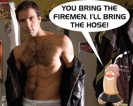 Chinpoko puts out his own flame