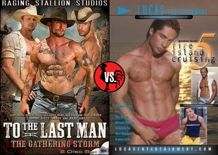 Raging Stallion And Lucas Entertainment In A Press Cockfight!