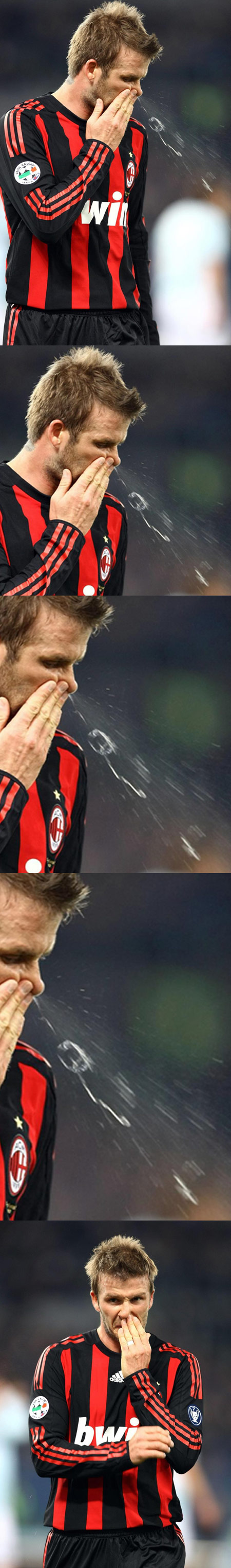 Beckham Blows A Load!