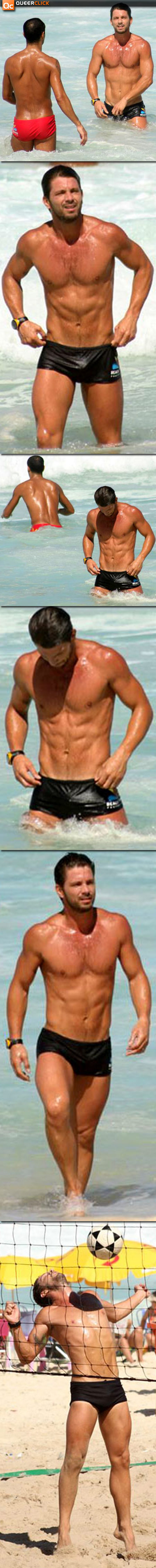 Actor Mario Frias Gets Hot And Wet And Hot 
