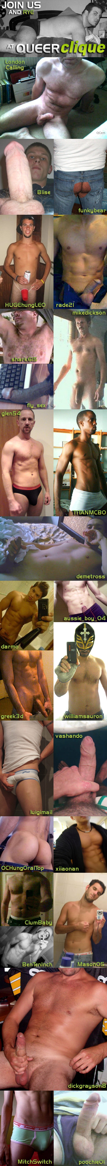 Join The Hot Men Of QueerClique