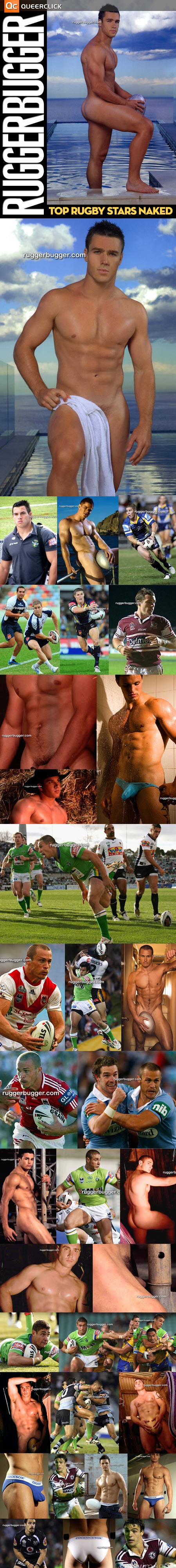 Ruggerbugger shows off hard-muscled rugby stars