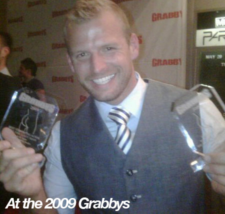 Scott Tanner at the Grabbys in Chicago