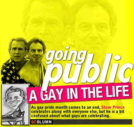 QColumn: A Gay In The Life: Going Public