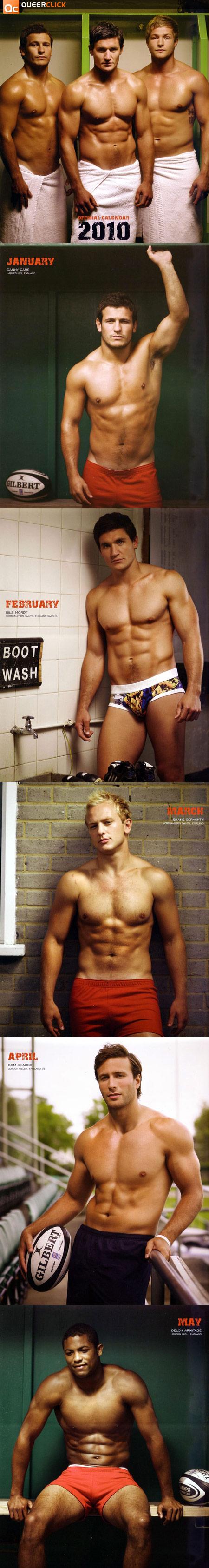 Rugby's Finest Hunks 2010 Calendar Is BULGEtastic!