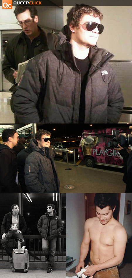 Levi And His Johnson Arrive in NYC For Playgirl Shoot
