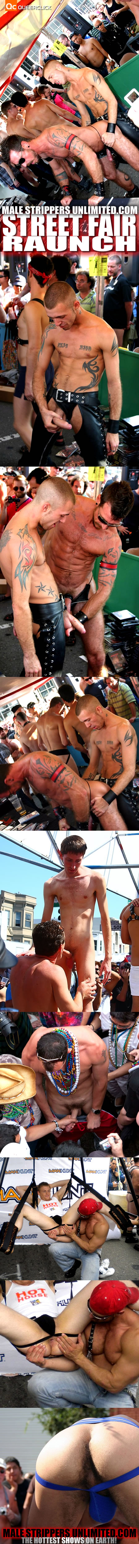 Male Strippers Unlimited: Street Fair Raunch