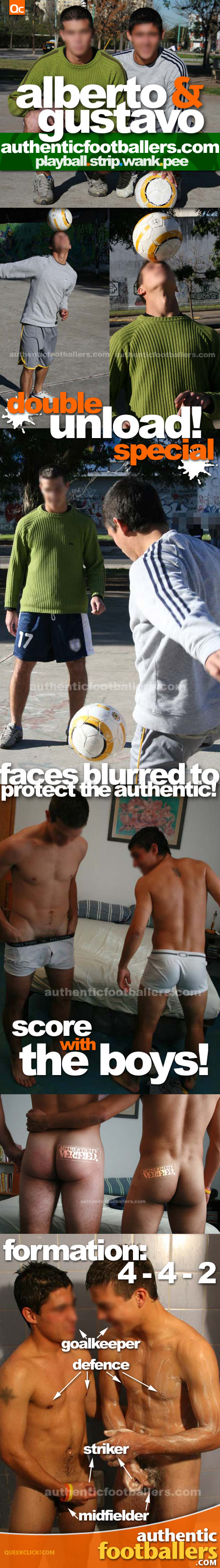 Alberto and Gustavo at AuthenticFootBallers.com