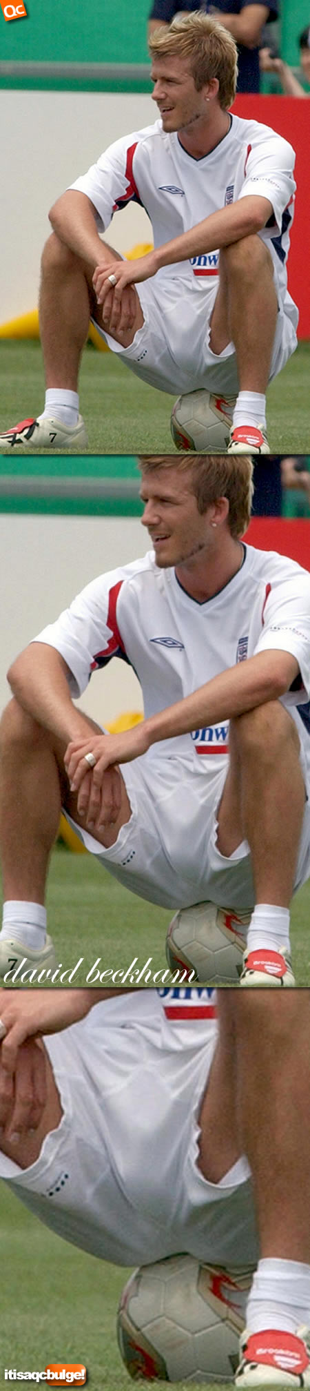 David Beckham Ball Bulge