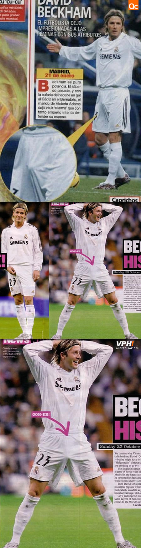 David Beckham VPL