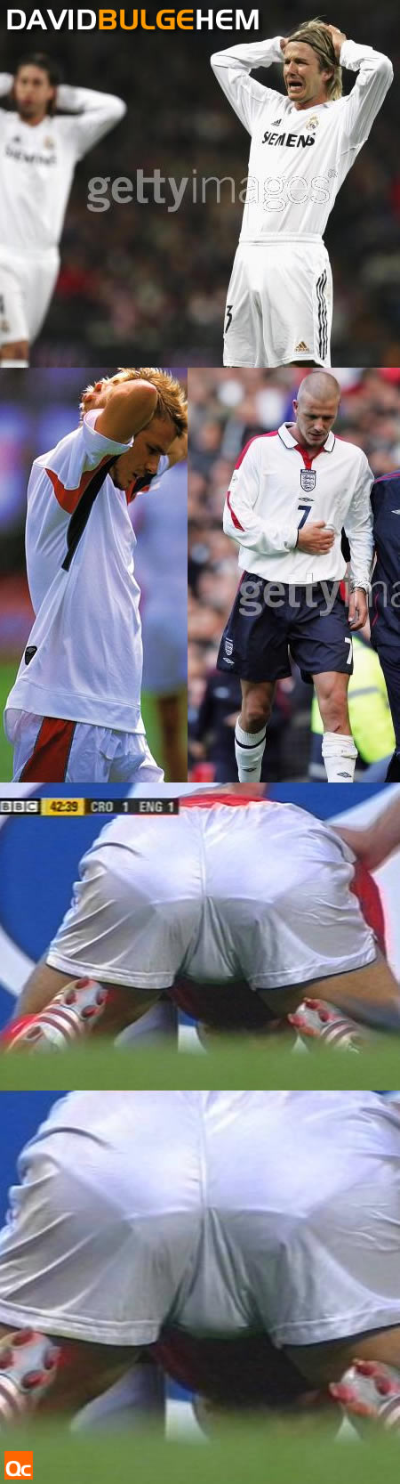 David Beckham Bulges