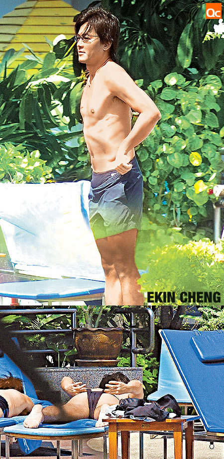 Ekin Cheng's Bulge The Hong Kong actor was holidaying in Thailand