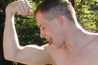 Nathan wanks off a hot load at CorbinFisher.com