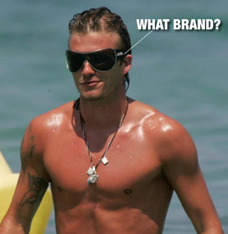 Guess David Beckham's shades