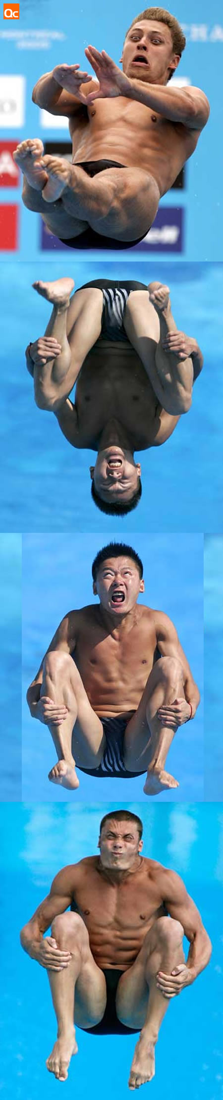 Diving Faces