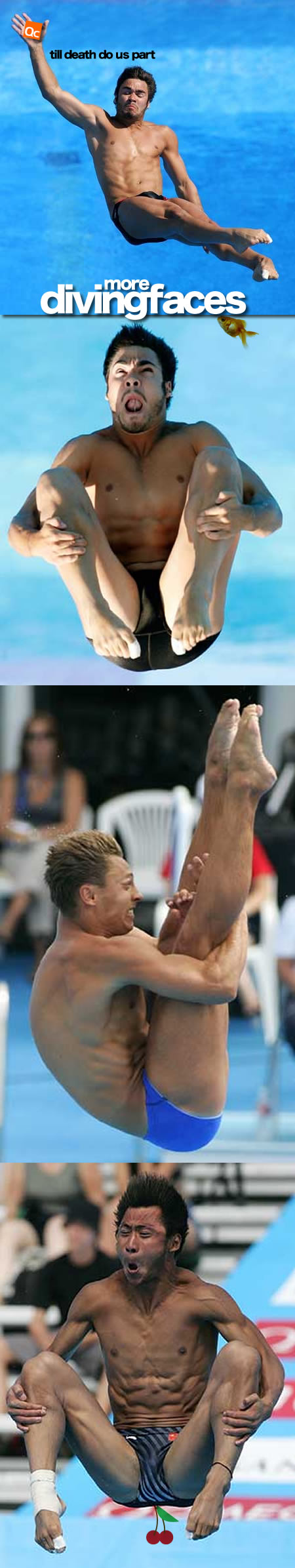 More diving faces