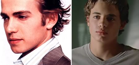 Hayden Christen and Trevor Blumas