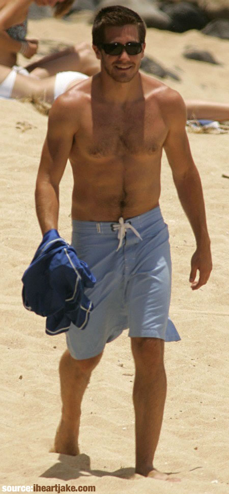 Jake Gyllenhaal shows off more than a few lines