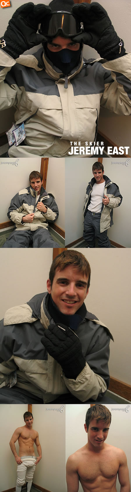 Jeremy Easy in ski suit