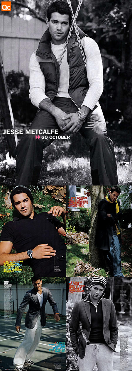 Jesse Metcalfe in GQ